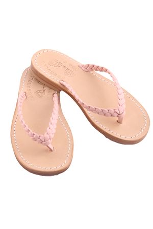 Pink Capri sandals for baby Cuccurullo | BABY WEAVEROSA
